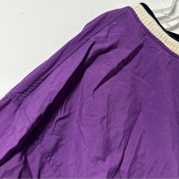 Vintage 90s Rugged Sweats Purple Sporty Pullover Windbreaker Men’s Size XL - Picture 4 of 11